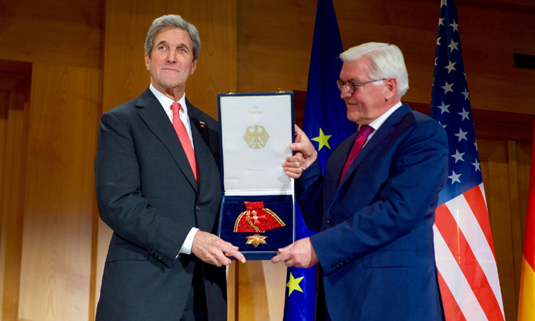 Grand Cross 1st Class of the Order of Merit of the Federal Republic of Germany to John Kerry